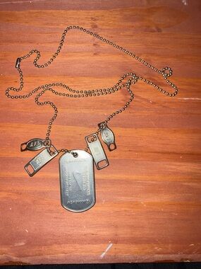 Nike AF1 dog tag necklace see photos for measurements #lifestyle #streetwear